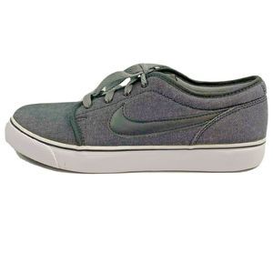 Nike Toki Low Canvas Gray Black White Shoes Sneakers Size 7Y 631558-005